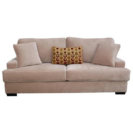 Contemporary Sofa with Low-Set Arms